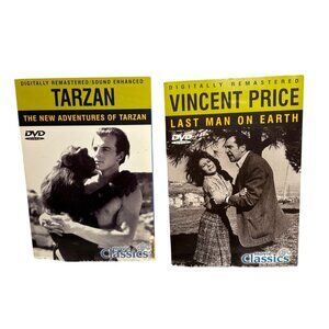 Digitally Remastered DVD Set  Last Man On Earth & The New Adventures Of Tarzan
